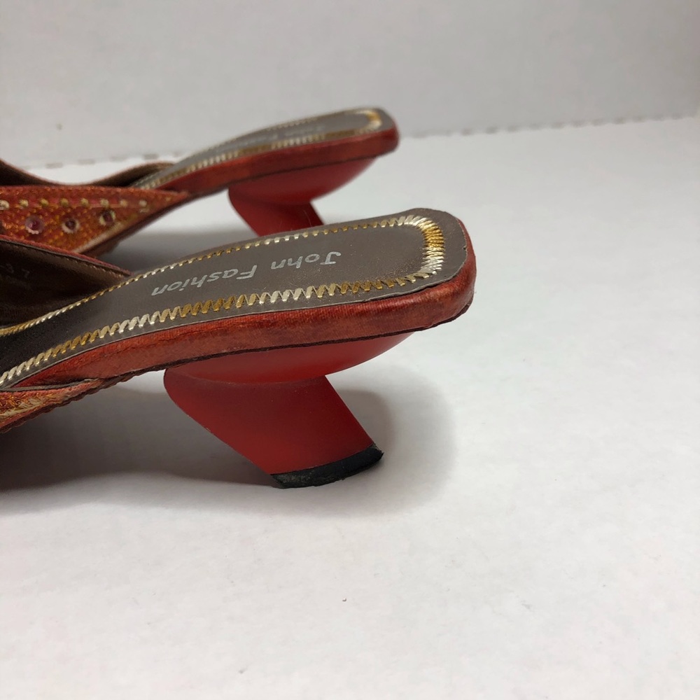 John Fashion square mules size 7 - Picture 7 of 8